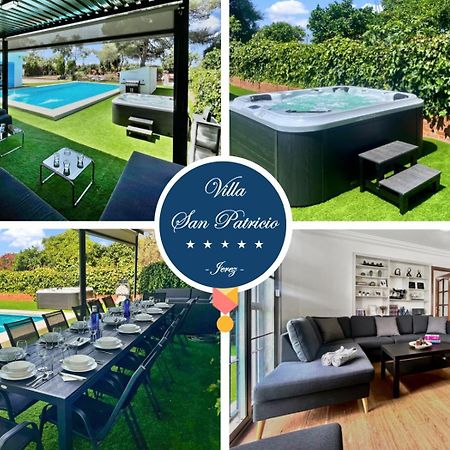 Villa San Patricio I Piscina Privada I Jacuzzi Spa I Bbq I Ps5 I Aire Acon I 3000M2 I 5Min-Centro เฮเรซ เด ลาฟรอนเตรา ภายนอก รูปภาพ