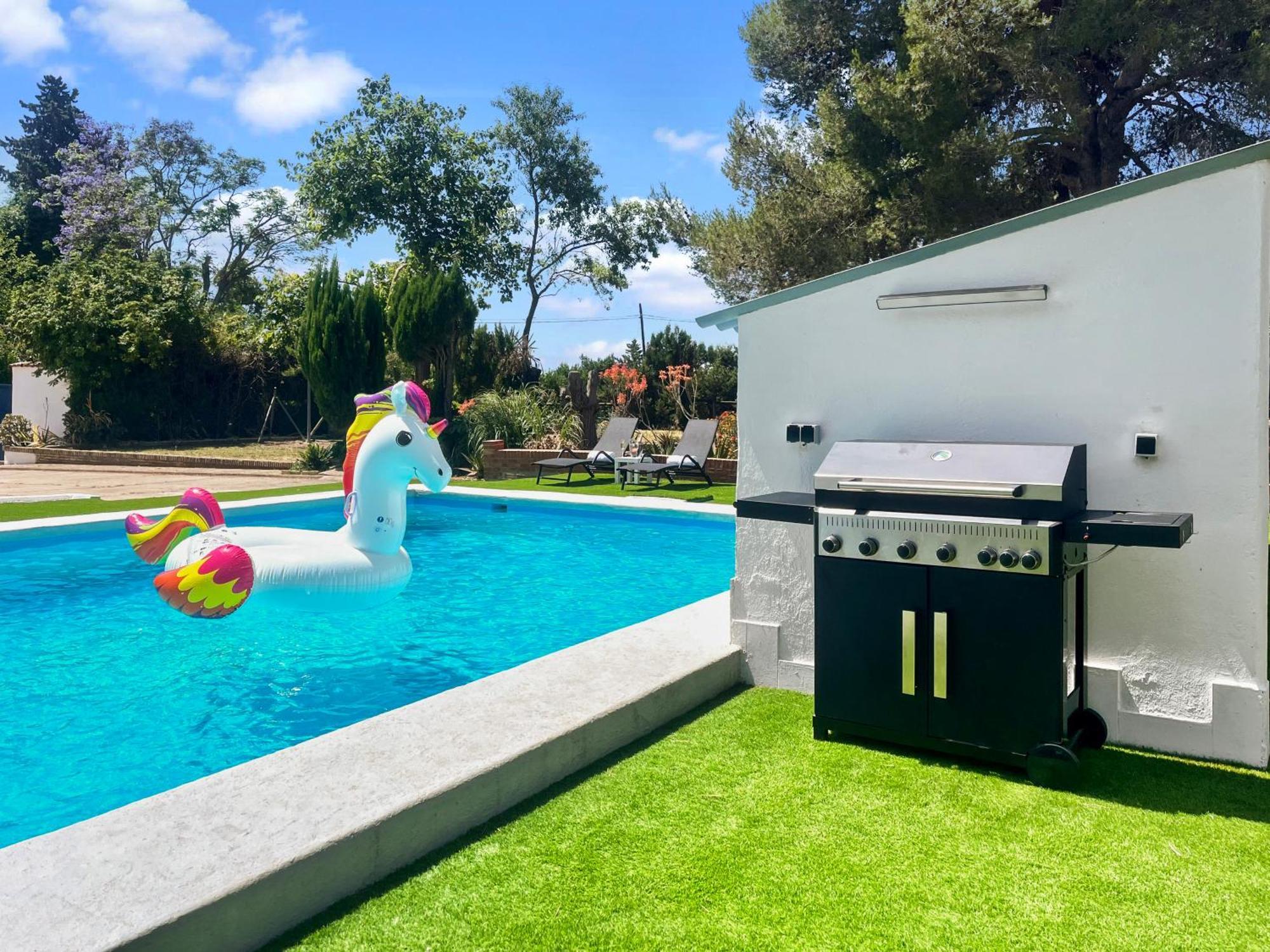 Villa San Patricio I Piscina Privada I Jacuzzi Spa I Bbq I Ps5 I Aire Acon I 3000M2 I 5Min-Centro เฮเรซ เด ลาฟรอนเตรา ภายนอก รูปภาพ